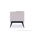 MDF wood simple design bedroom modern nightstand